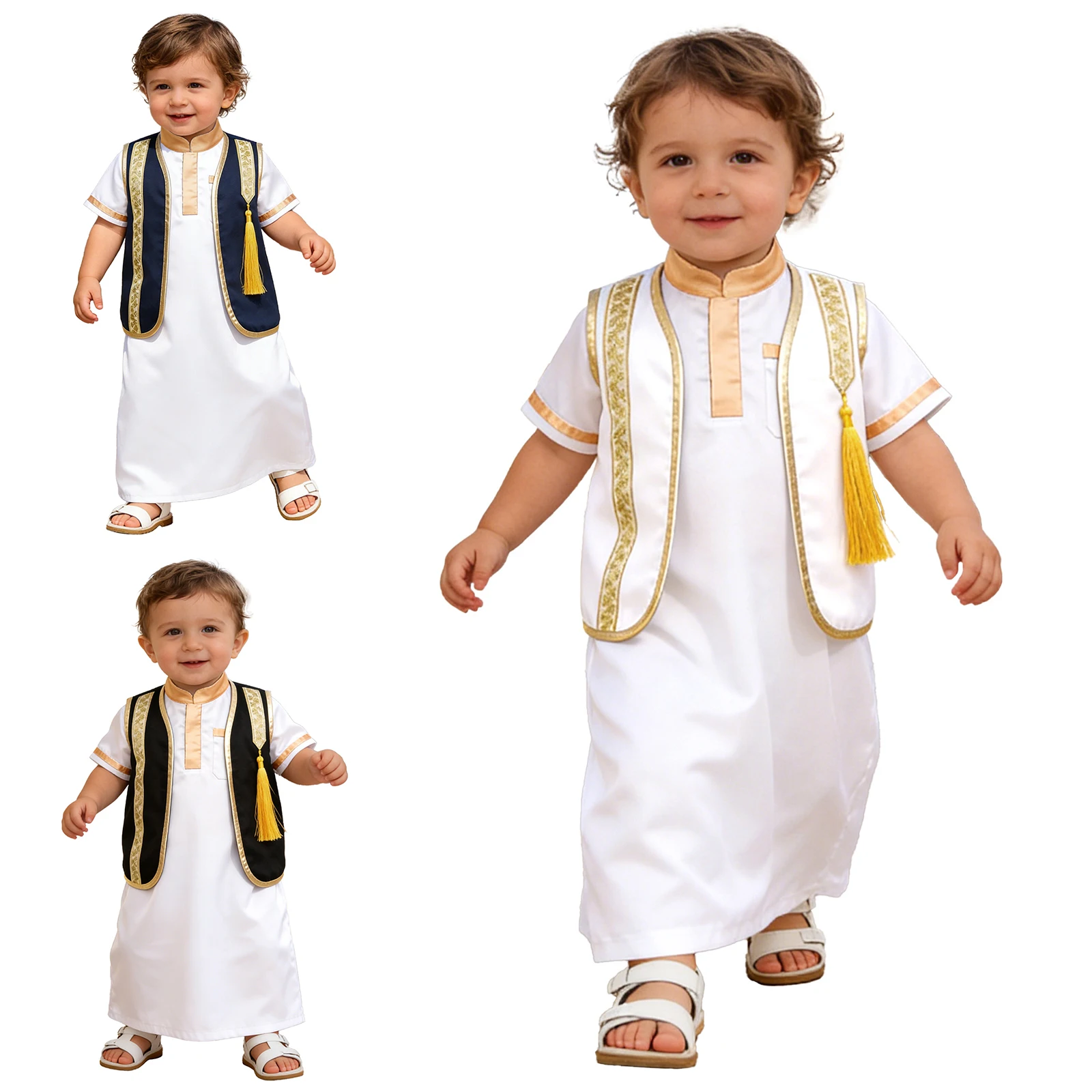 colete-para-bebes-muculmanos-estilo-oriente-medio-islamico-kaftan-vintage-com-detalhes-metalicos-e-franjas-frente-aberta