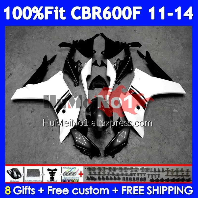 Injection For HONDA CBR600F4i CBR600F 11 12 13 14 36No.43 CBR Pearl  black 600 F 600F CBR600 F4i CC 2011 2012 2013 2014 Fairing