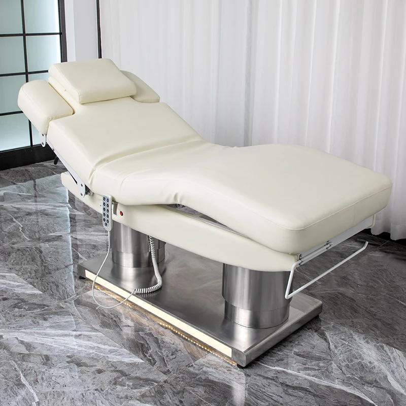 Electric Lash Beauty Bed High-end Massage Face Care Spa Table Facial Salon Bed Electric Beauty 4 Motor Bed