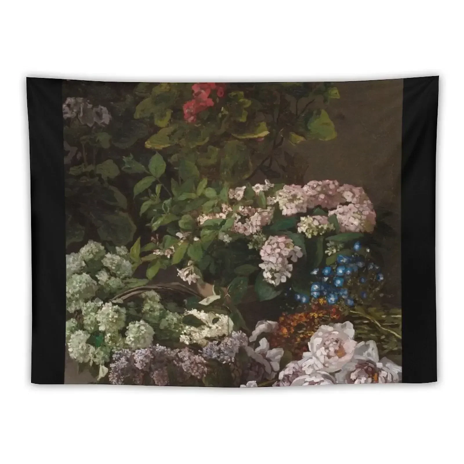 

Spring Flowers, 1864 by Claude Monet Tapestry Room Decorations Aesthetics Decorations For Your Bedroom Tapestry