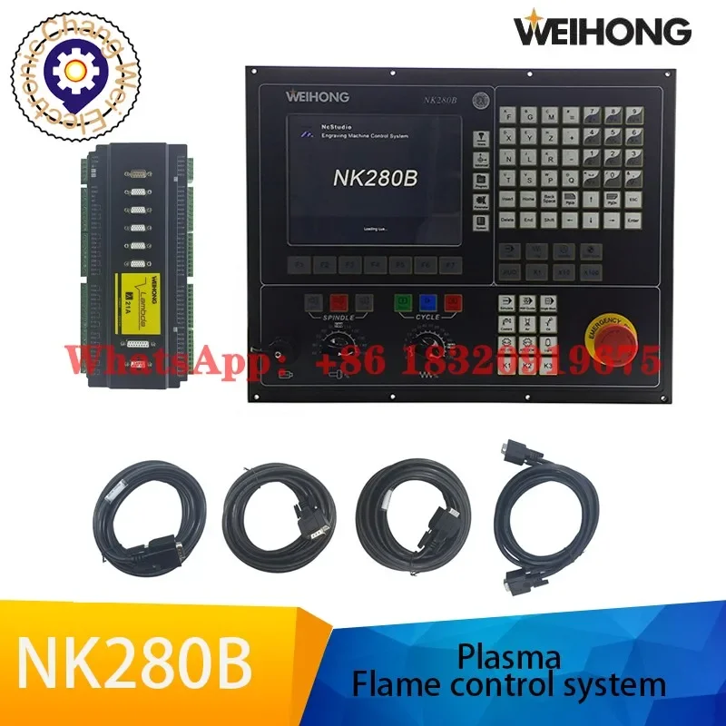 ماكينة الحفر باستخدام الحاسب الآلي WEIHONG NC studio V10 NK280B 3 محاور 4 محاور نظام CNC المتكامل لامدا 21A لوحة طرفية Cyclmotion