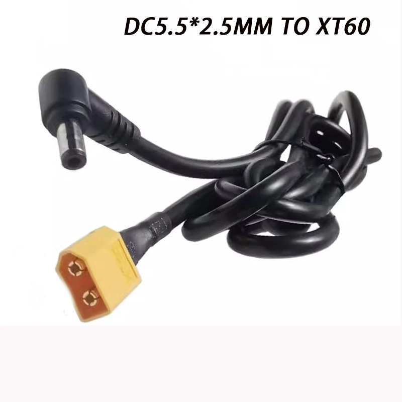 

DC5.5*2.5MM Power Cord Male Degree TO XT60 Male Hight Power Current 0.5M 1m 1.5m