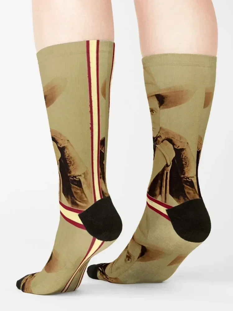 Cowboy Hero TOM MIX Calcetines sueltos halloween Botas de montaña Calcetines de mujer de lujo Hombres