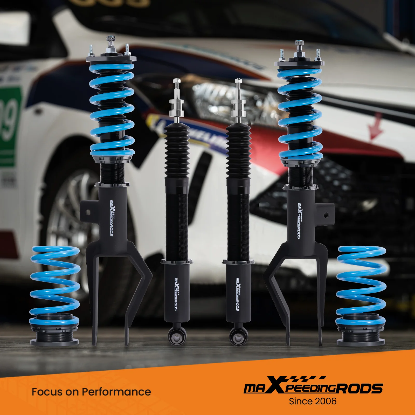 24 Ways Adjustable Damping Coilovers for Tesla Model Y 2020+ AWD Shock Absorber