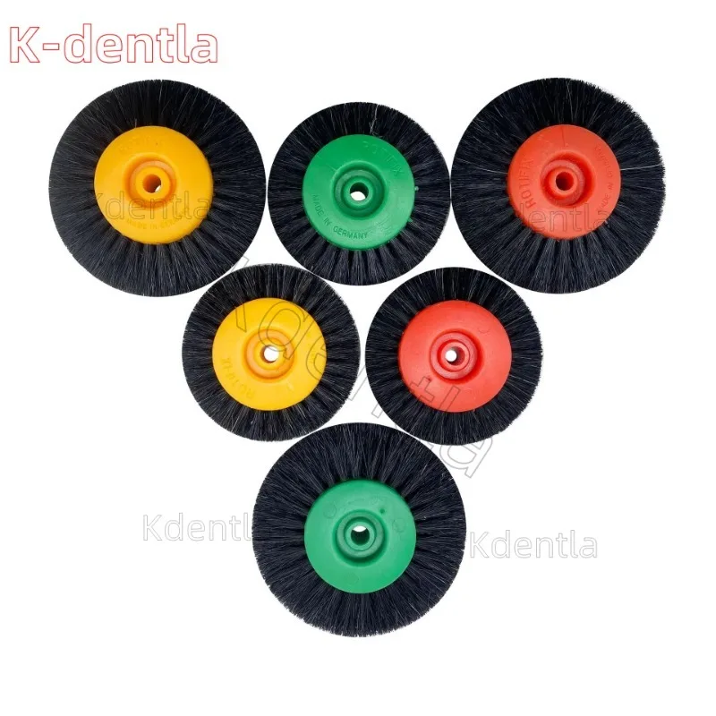 

20pcs Bristle Hair Polishing Brush Wheel Dental Lab Tools Materials Buffing Wheel Dental Rotary Bristle for Denture Jewelry