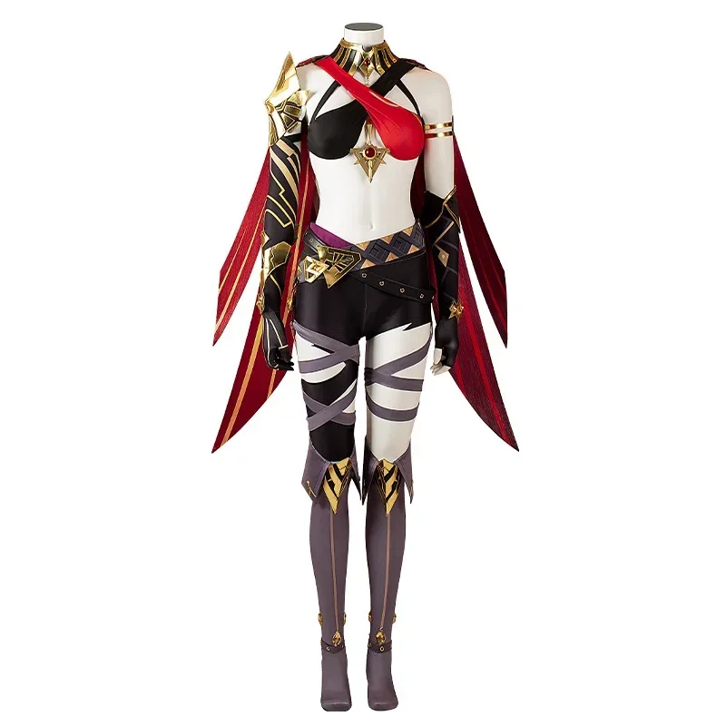 Game Impact Outfit Wig Accessories Anime Women Sexy Party Dehya Genshin Cosplay Woman Costume MN5