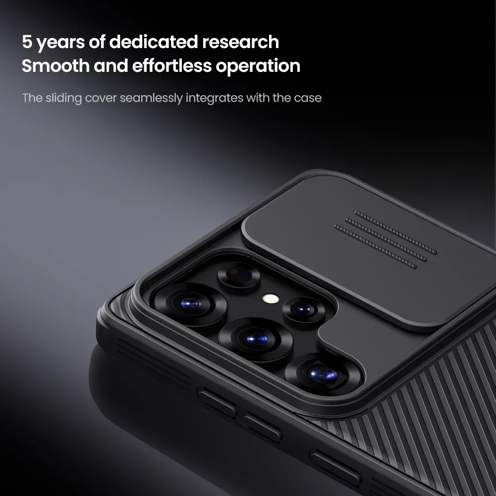 NILLKIN CamShield Pro Case for Samsung Galaxy S25, S25 Plus, S25 Ultra, Camera Privacy Shield, All-Around Coverage, Precise Fit