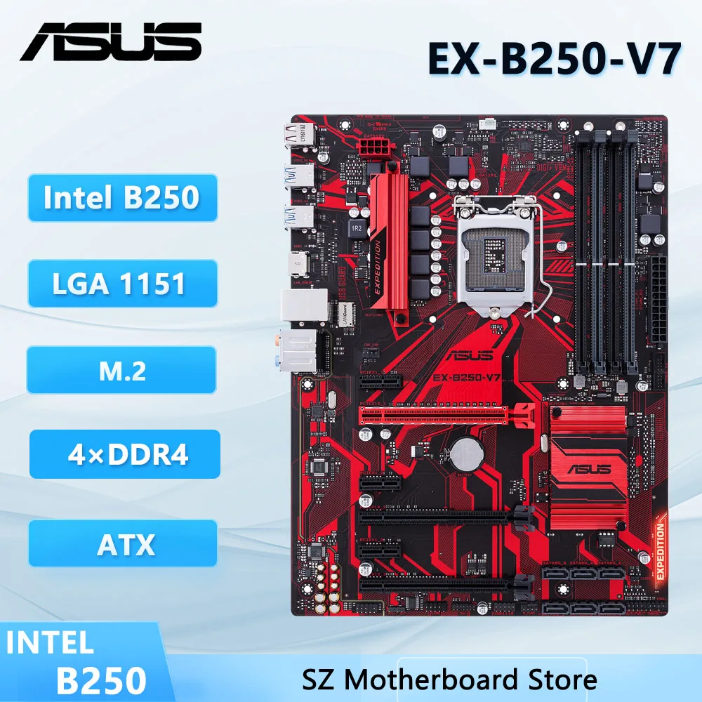 carte-mere-asus-ex-b250-v7-lga-1151-intel-b250-ddr4-64gb-compatible-avec-les-processeurs-core-i3-6100-6400t-7400t-6700-7600