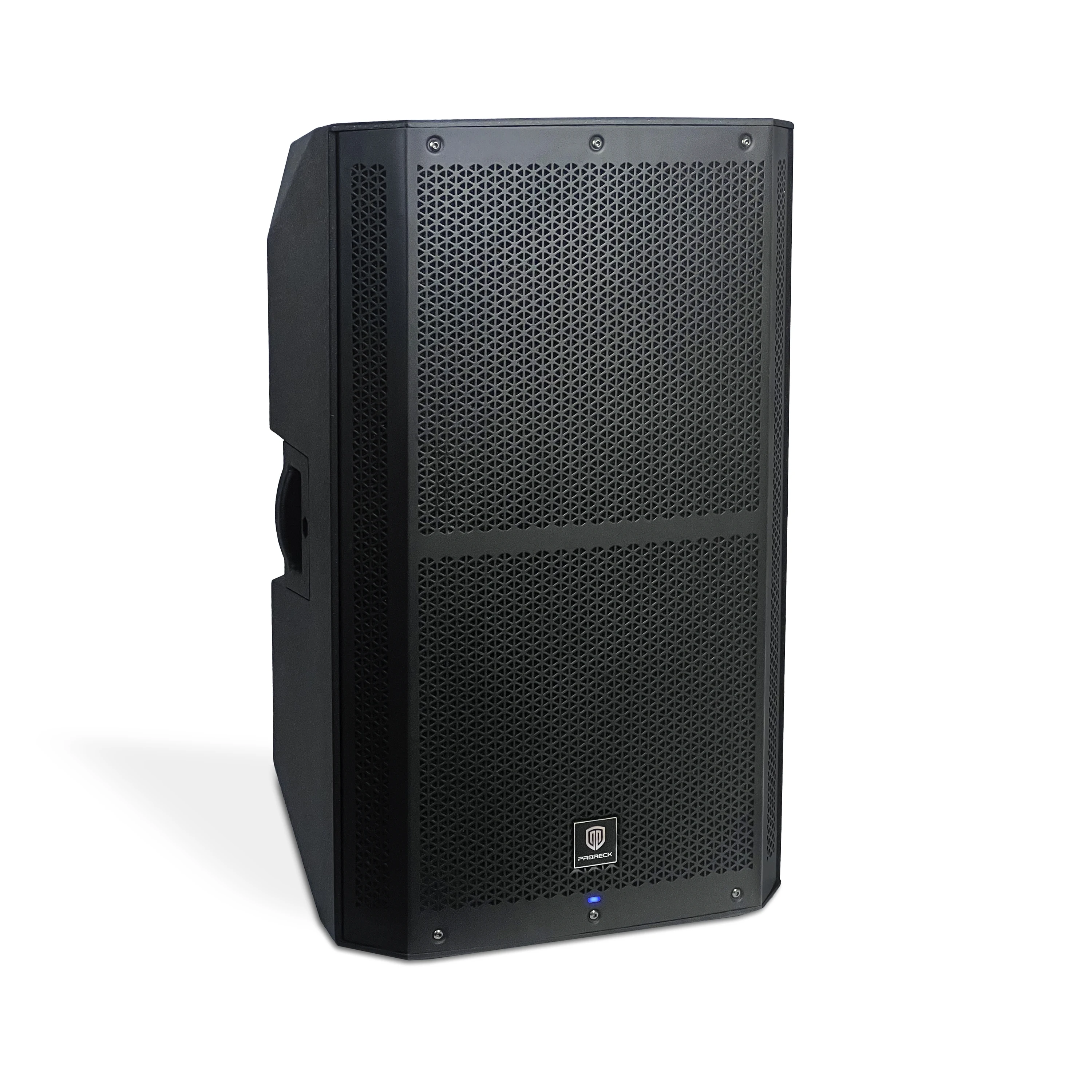 PRORECK SP-15 Monitor de escenario con alimentación estéreo P.M.P.O de 15 pulgadas y 1400 W, altavoz PA de 3 entradas de canal con procesador Bluetooth/DSP