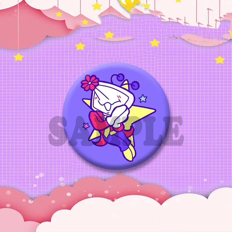 Épingles à Boutons Souples D-Deltarune Kris Susie, Broches Rondes Amusantes de Dessins Animés Tenna, Accessoires pour Sac à Dos, Chapeau, Bijoux, Badges, Jouets, Cadeaux