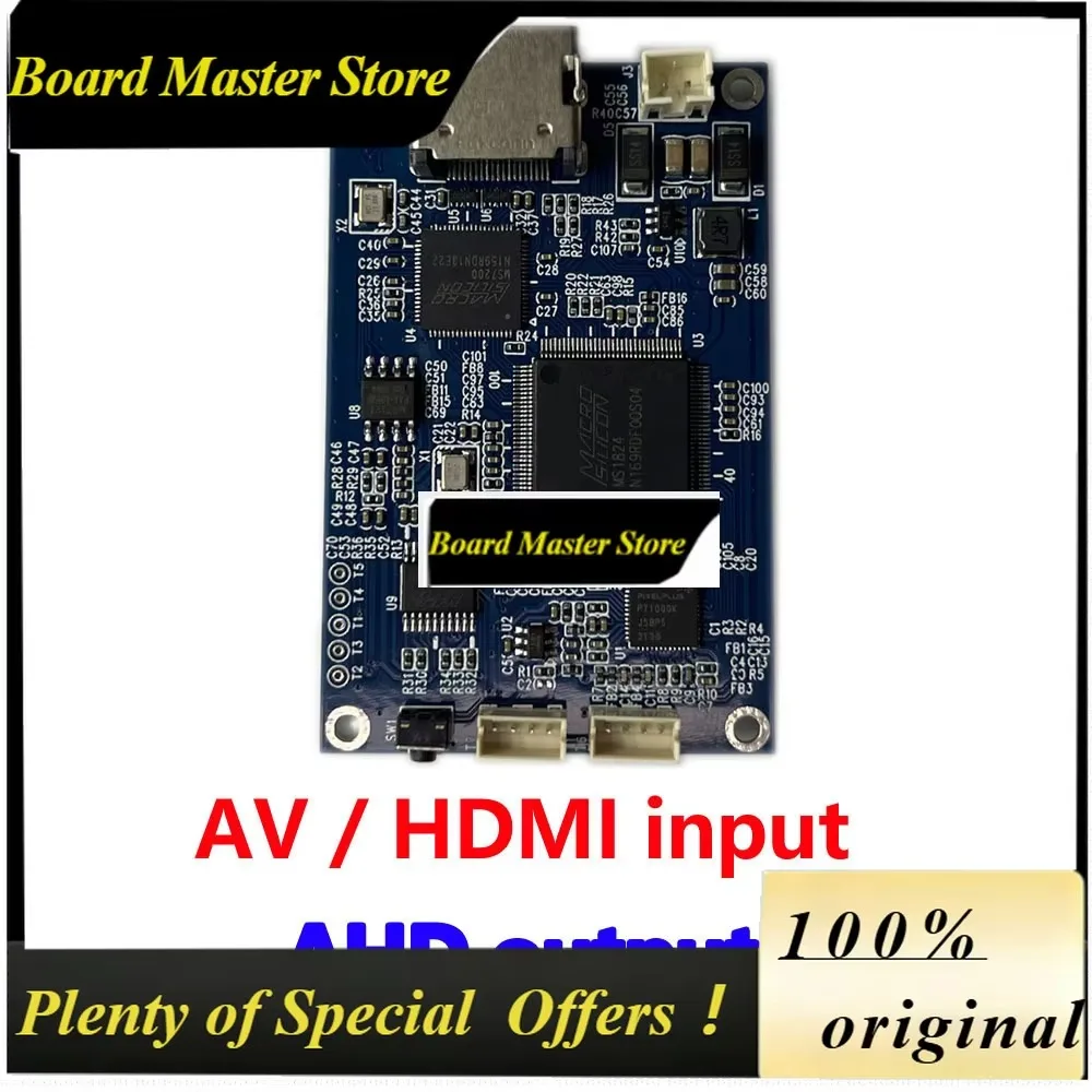 BoMaSAv Cvbs And To A 1080p Video Convertor Cvbs Analog Signal Av Signal Audio/video To A 1080p Converter Box Module