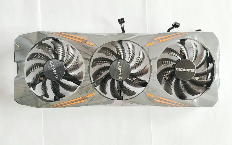 Nuevo Marco enfriador de radiador, ventiladores de refrigeración del disipador de calor para tarjeta de vídeo gráfica Gigabyte GTX1070Ti