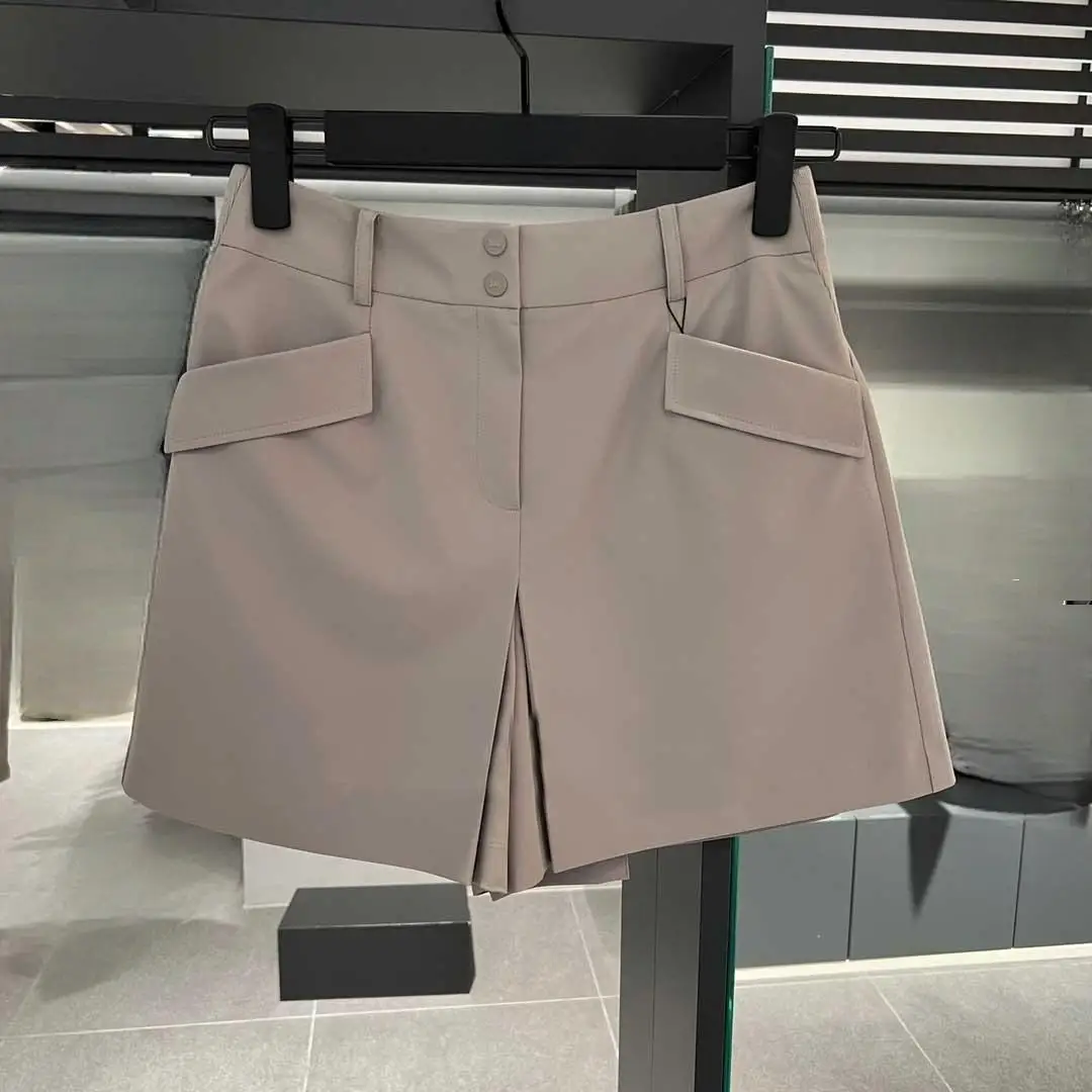 2026 Summer Women Solid Golf Shorts Quick Dry Breathable Simple Fashion Versatile Casual Sports Short Pants