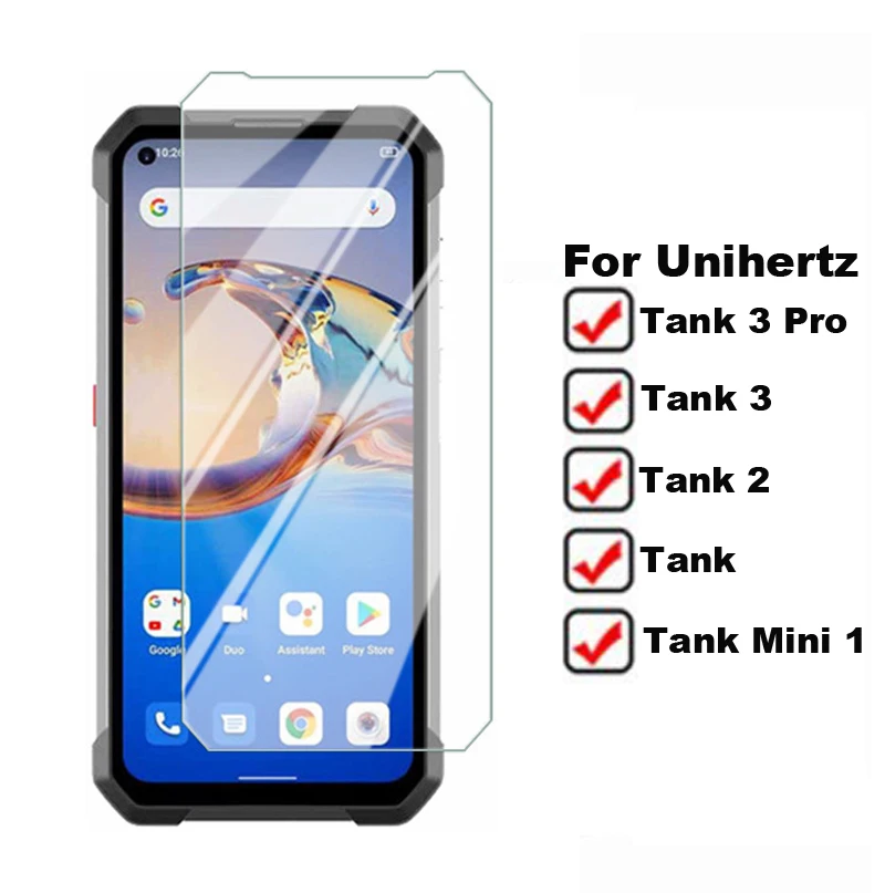 

2-1PC Tempered Glass For Unihertz 8849 Tank 3S 3 Pro Screen Protector Phone Film for Unihertz 8849 Tank Mini 1 Tank 2 3 Pelicula