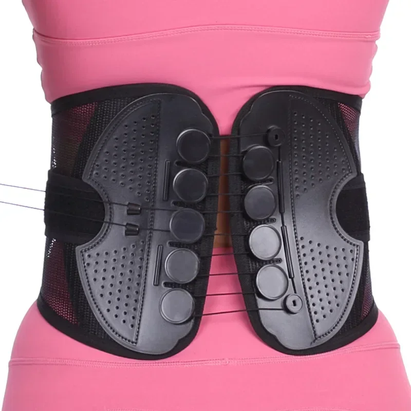 New Double Pull Waist Brace Back Lumbar Support Corset Woman Man Waist Trimmer Belt Injury Muscle Posture Corrector Belt