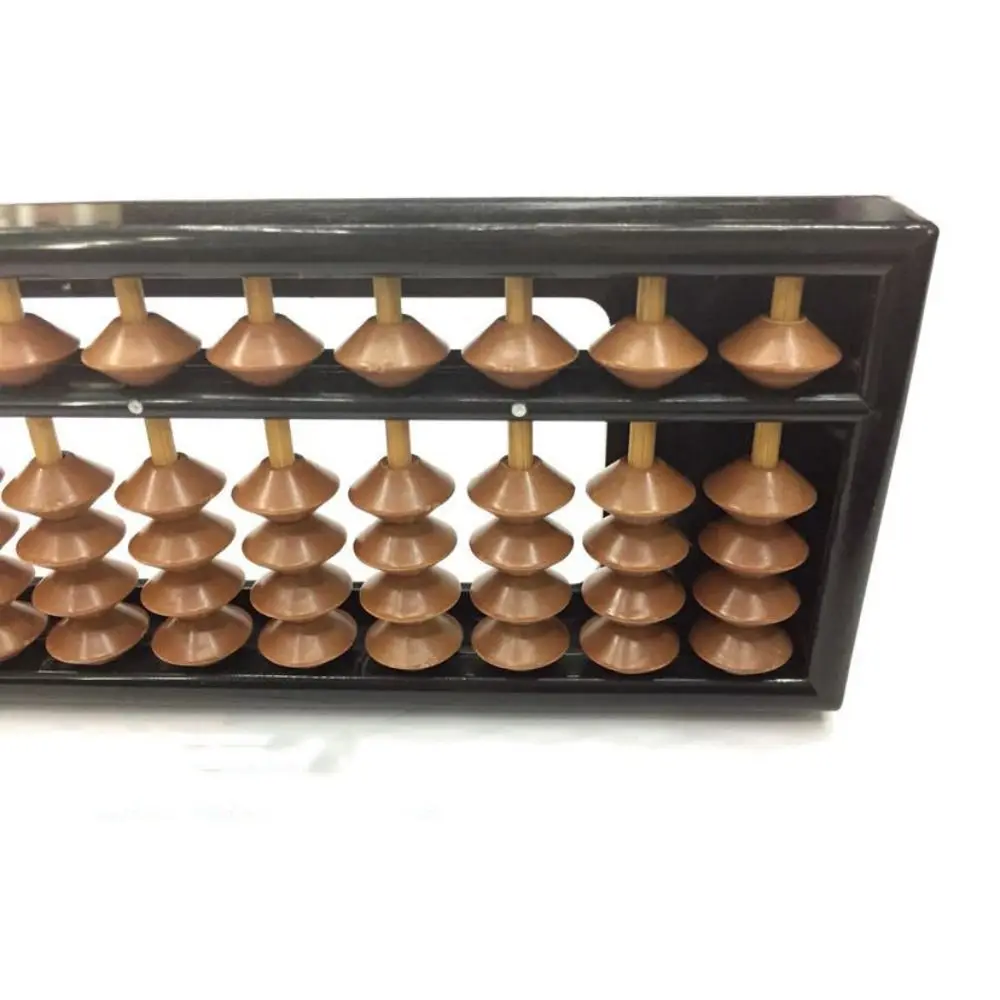 مونتيسوري البلاستيك البلاستيك المعداد الأسود البني 23 أرقام حساب الرف مستطيل حساب حبة مرحلة ما قبل المدرسة