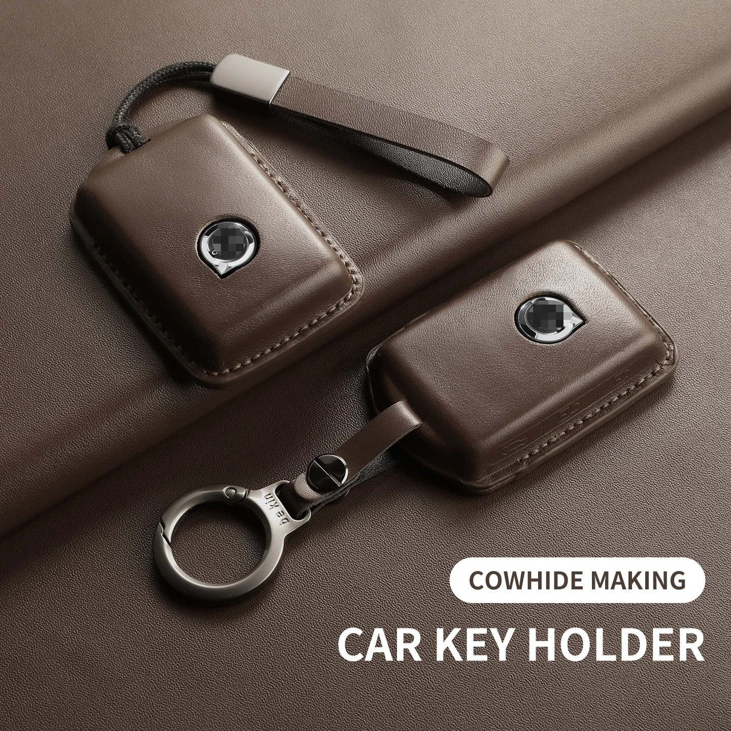 Autoschlüssel-Etui für Volvo S60 V90 V60 XC40 XC60 XC90 S90 T5 T6 T8 Polestar 1 Polestar 2 Schlüsselhülle Auto-Zubehör