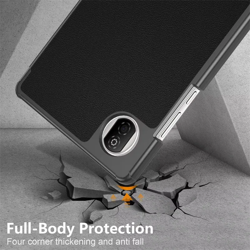 Dreifach Faltbare Hülle für Honor Pad X7 8,7 Zoll mit Auto-Wach-/Schlaf-Funktion Stoßfeste Lederhülle für Huawei/Honor – Detail 6