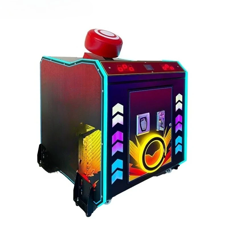 Single small boxing machine coin steel test equipment hegemonic boxer game console English support