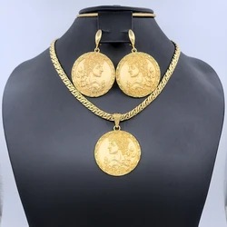 Brazilian Necklace And Earrings For Women Maria Avatar Pendant Wedding Jewelry Sets Gift Trendy Party Engagement Gifts