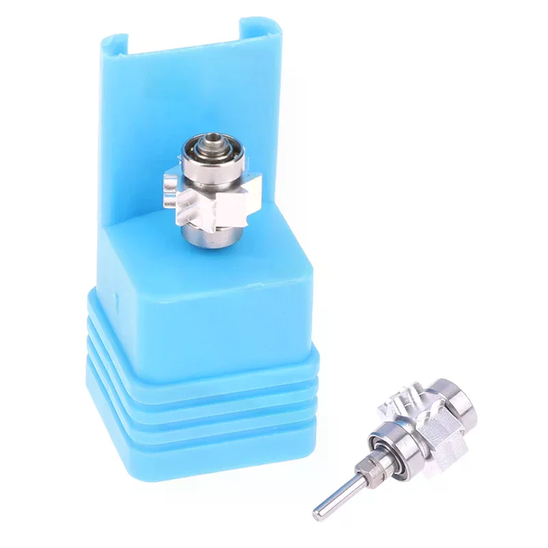 1PC Dental Turbine  Rotor 2 Types  High Speed Standard Handpiece Push Button Torque Bearing Rotor Stainless Steel