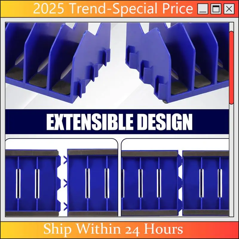 

AA64 Tool Box Organizer, 10 Slots Plier Organizer Rack With Nonslip Rubber Base, Extendable Plier Holder And Cutter Shelves