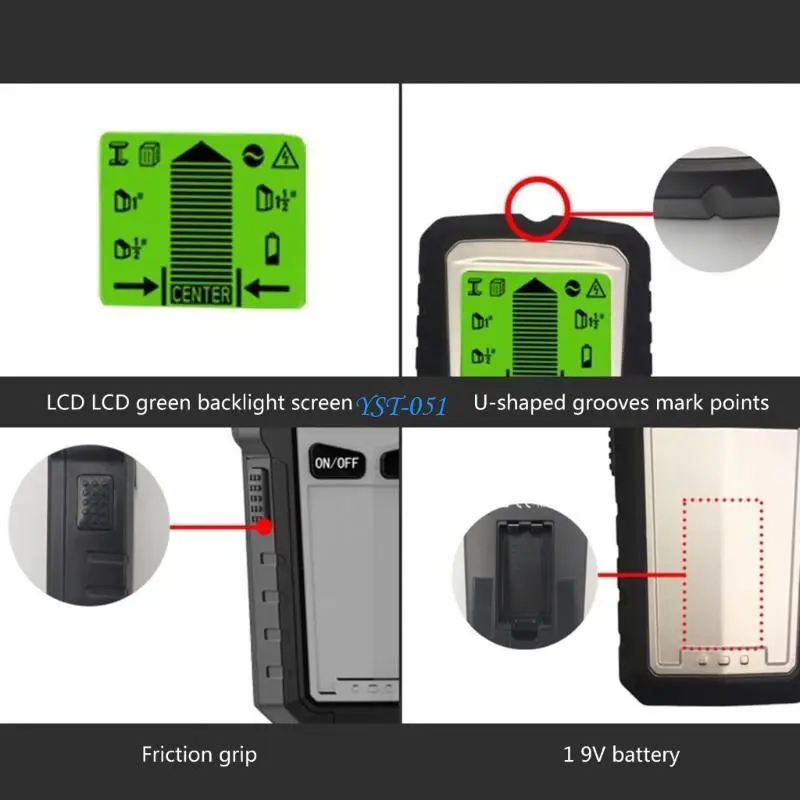 

E15A Electronic Wall Metal Finder Center Beam Finder