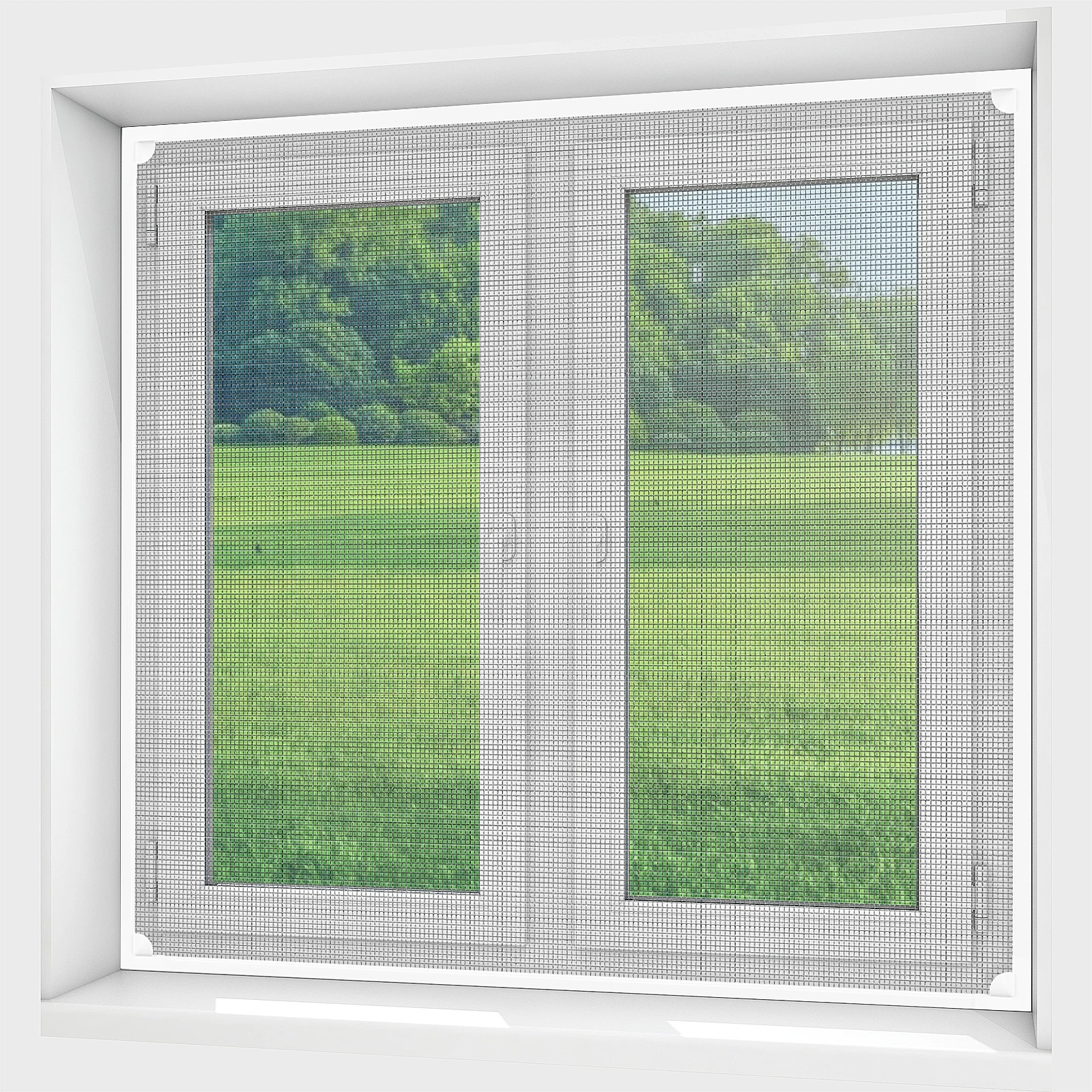 

Window Screen Mesh Magnetic Fly Screen for Windows Universal Window Netting with Easy Install Protection
