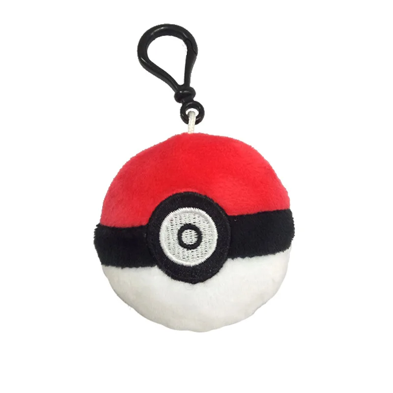 6cm Pokemon Elf Ball Anime mainan mewah ransel mewah liontin boneka gantungan kunci Aksesori Mobil hadiah ulang tahun anak