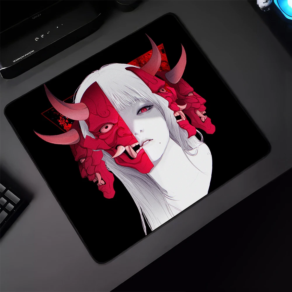 Mask Girl E-Sports Mouse Pad Professional Mousepad Gamer Speed Gaming Mouse Mat Computer Desk Mat Ultrafine Surface Table Mat