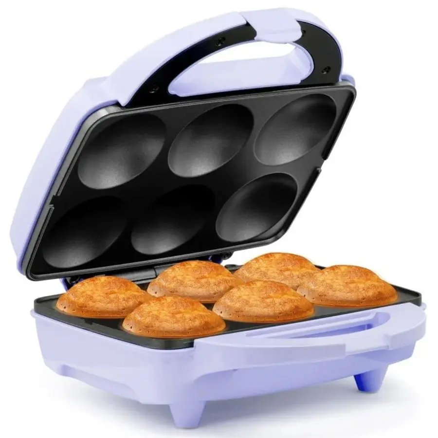 

NonStick 6Count Electric Cupcake Maker Machine Bakes 6 Cupcakes, Muffins, Pizza Cups, Cinnamon Buns Perfect for Gifts, Birthdays