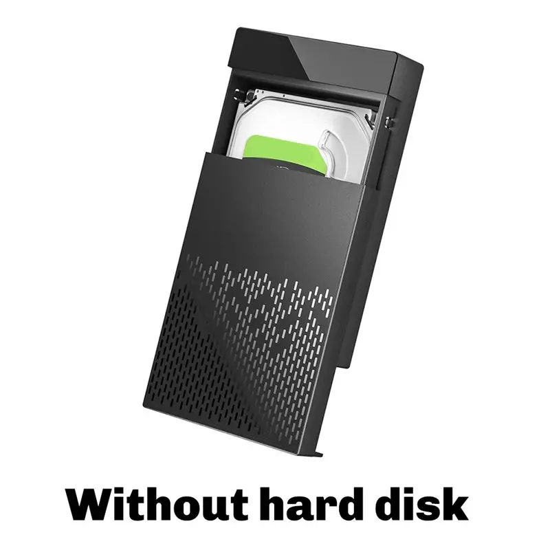 تسليم 24 ساعة SATA لقرص SAS HDD SSD 2.5/3.5 بوصة حاوية القرص الصلب Typec 3.1 صندوق تخزين الولايات المتحدة الولايات المتحدة التوصيل