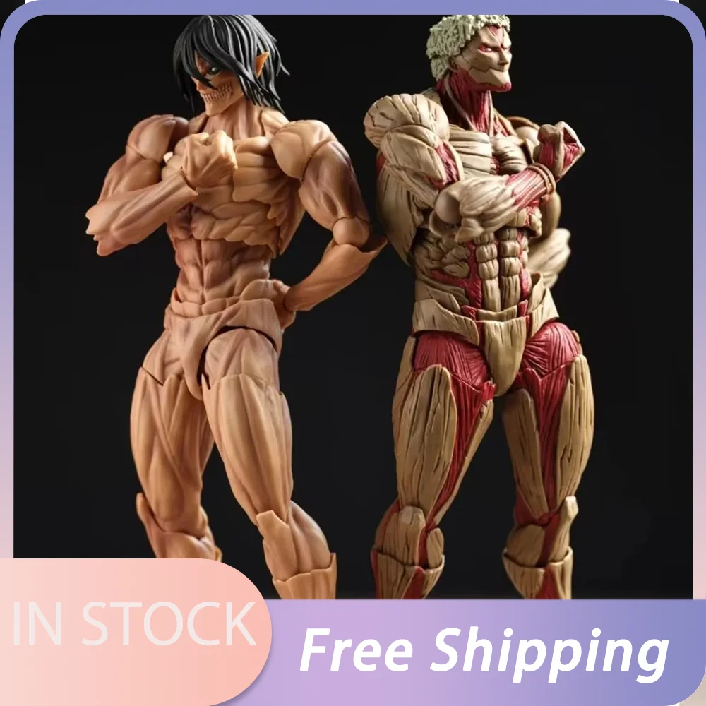 Auf Lager Angriff auf Titan Figur The Armored Titan Actionfiguren PVC Sammlung Modell Schreibtisch Dekoration Statue Kinderspielzeug Weihnachten