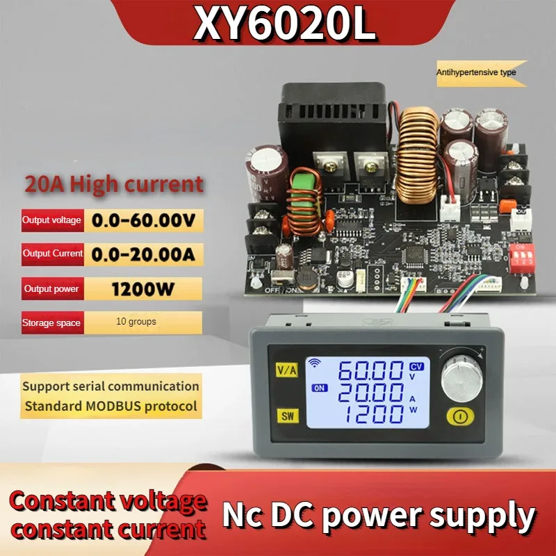 XY6020L CNC adjustable DC stabilized voltage power supply constant voltage and constant current 20A/1200W step-down module