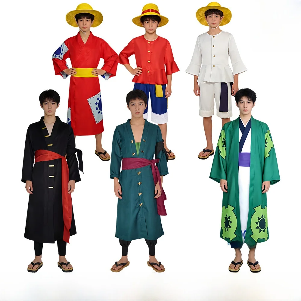 

Костюм для косплея One Piece в японском стиле, кимоно для взрослых, аксессуары для костюма на Хэллоуин, для трансграничной торговли, для дорожных выступлений