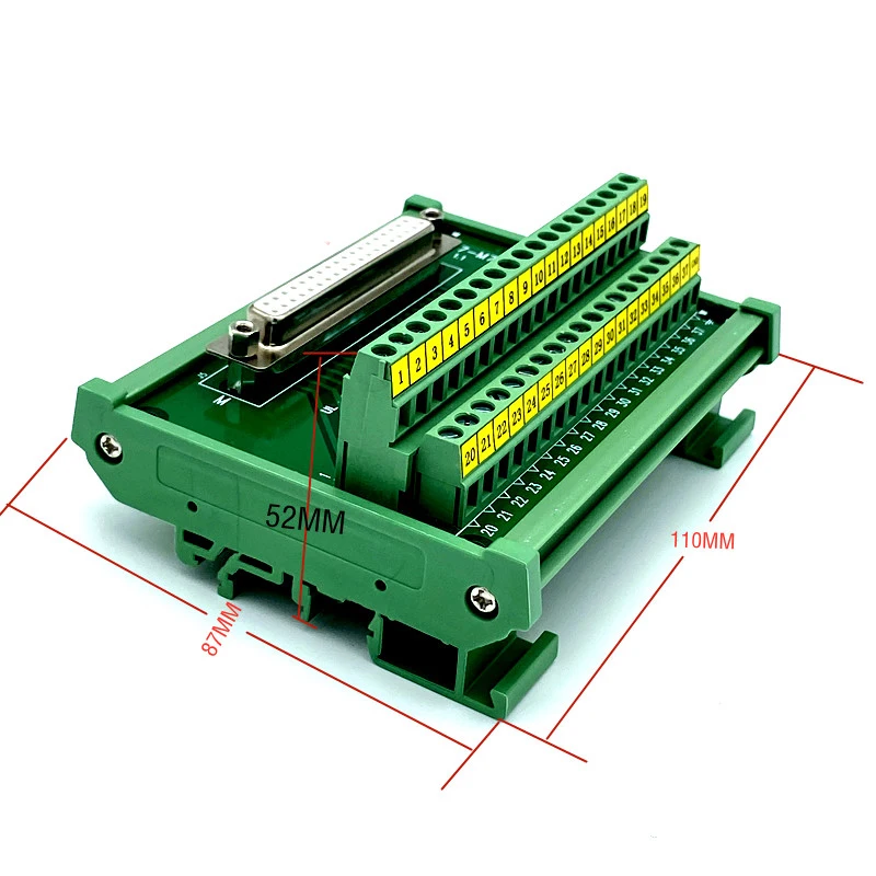 Module de câble de bornier DB37, 37 cœurs mâles, 600 bornes de coffre, compatible avec ADAM-3937