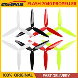 2Pairs Gemfan Flash 7040 Propeller 7inch 3-Blade 7X4X3 CW CCW Props For FPV RC Drone Racing Freestyle Long Range Quadcopter