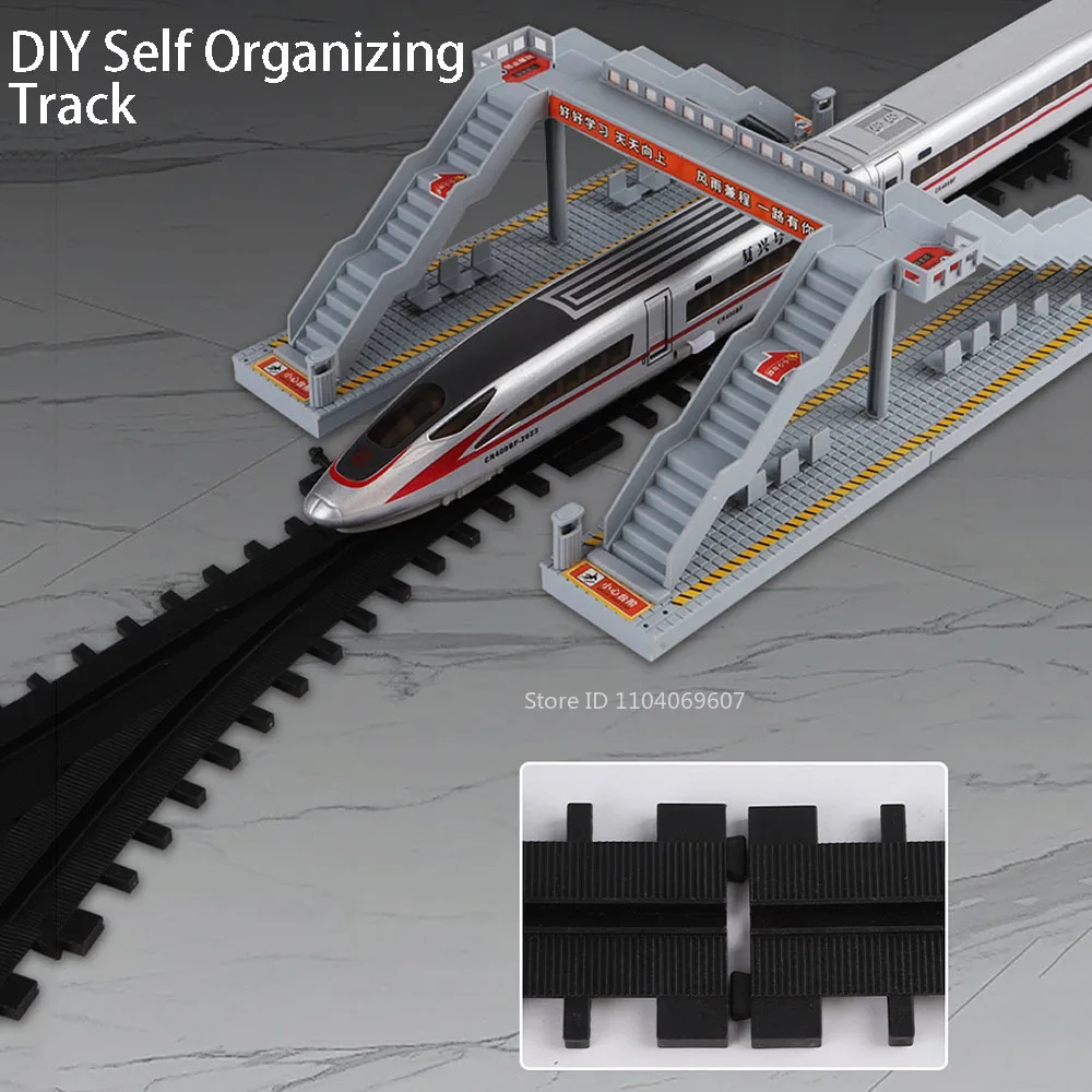 1:60 escala fuxing trilho de alta velocidade modelo de brinquedo carros metal diecast som luz portas abertas veículos em miniatura presente de aniversário para criança