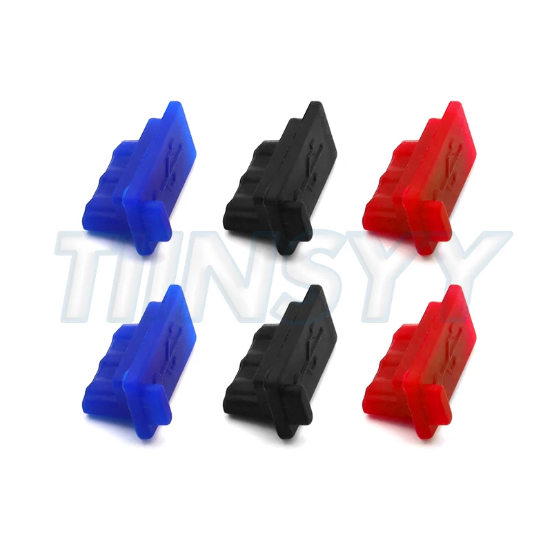 

5PCS Silicone USB Anti Charging Dust Plugs for Laptop Computer Tablet