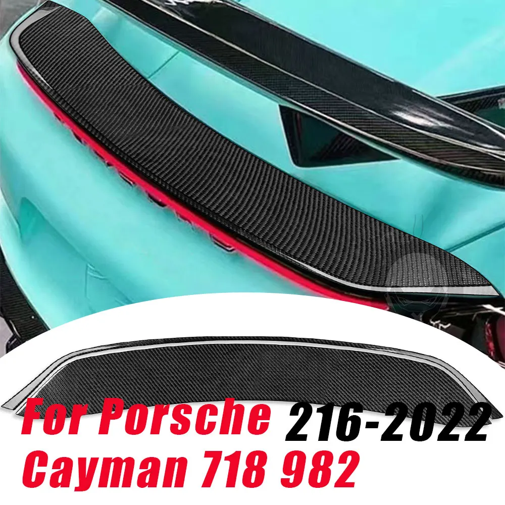 

Для Porsche Boxster Cayman 718 982 2016-2022 автомобильные спортивные автомобильные задние аксессуары из углеродного волокна