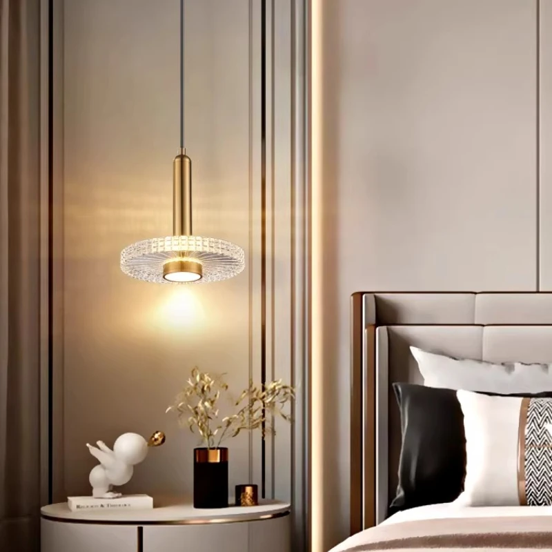 

Nordic LED Acrylic Pendant Lights Living Room Restaurant Bedroom Bedside Bar Postmodern Home Decor Flying Saucer Hanging Lamps
