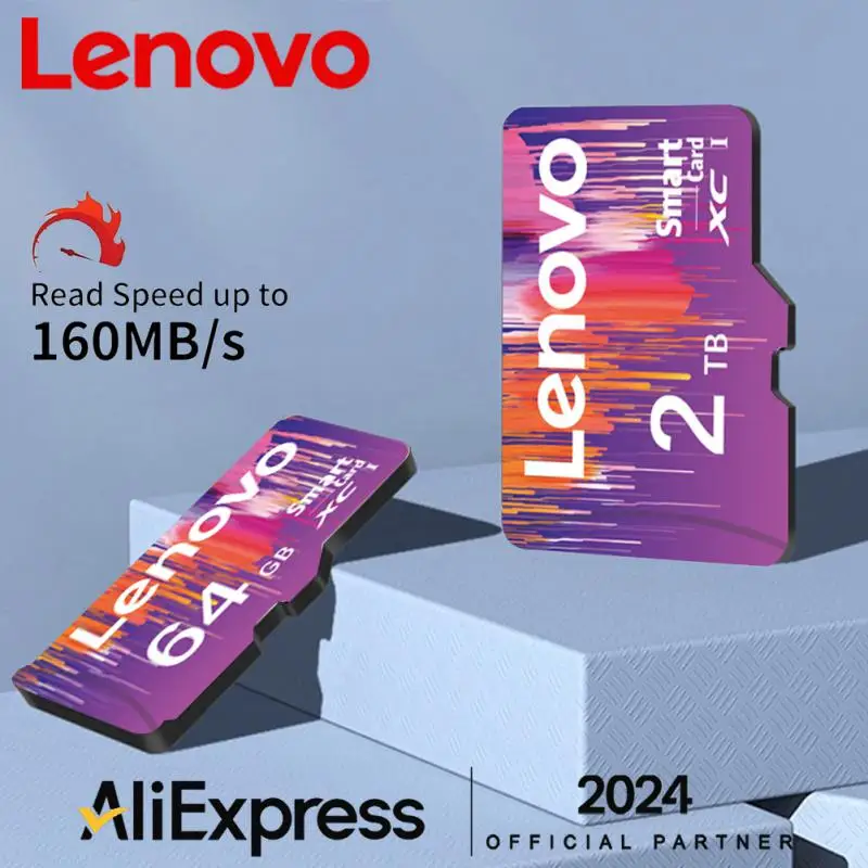 2024 NEW Lenovo 2TB High Speed Memory Card Class 10 Micro TF SD Card 1TB Up To 100MB/S Mini SD Card 128GB For Nintendo Switch