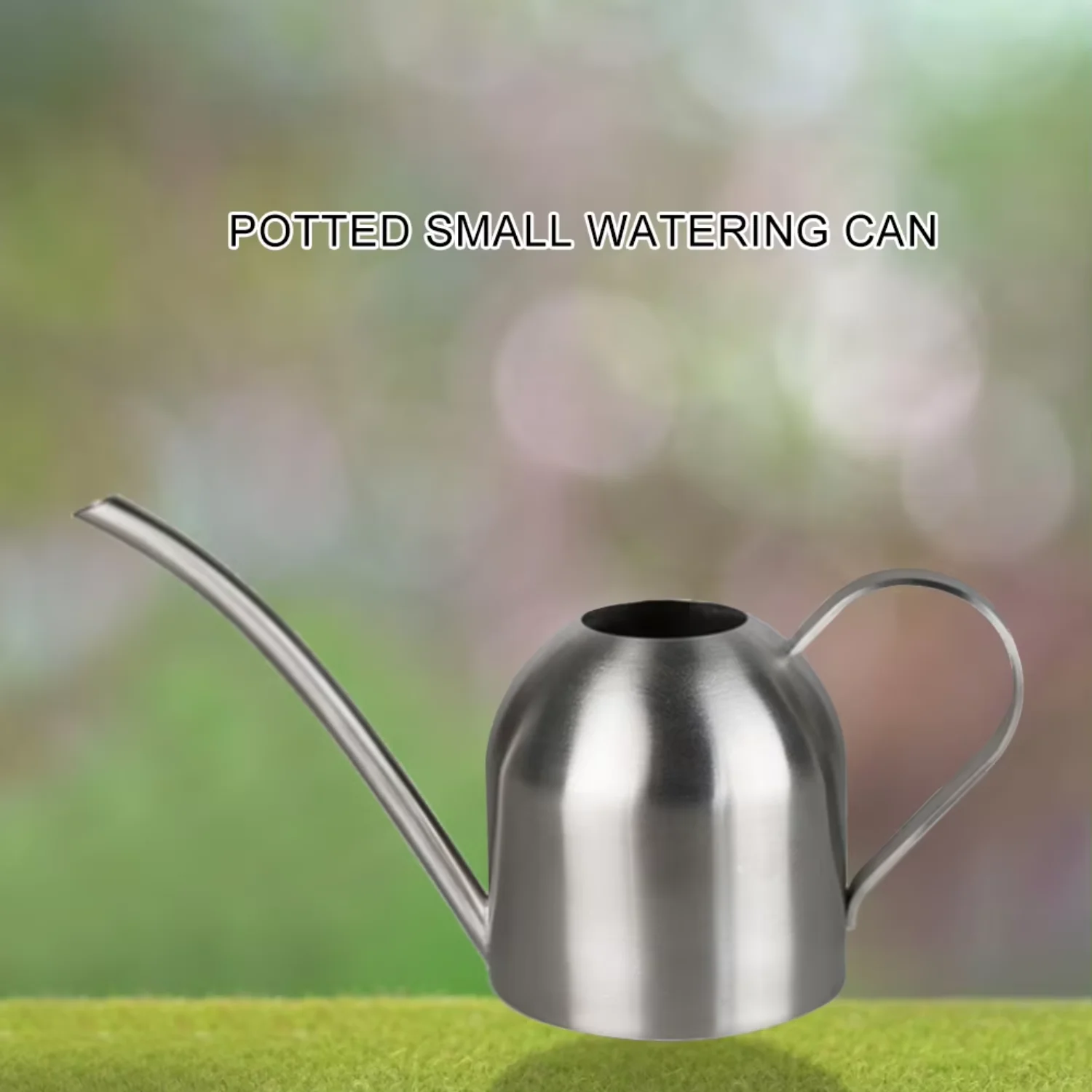 500/1000ml Stainless Steel Long Mouth Water Cans Watering Kettle  Plant Pot Bottle Watering Device Garden Tool