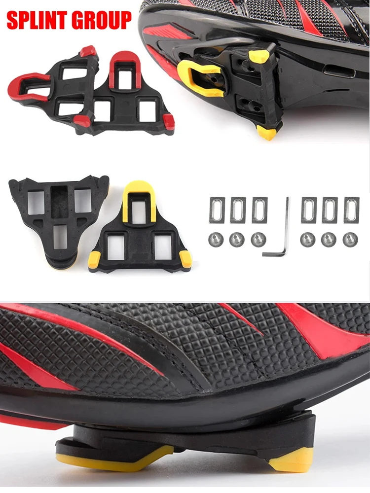 AliExpress Toptrek Bike Cleats Self-locking Cycling Pedals Cleat Lightweight Platform Pedals 3 Bearings Pedals Indoor Cycling Road Bike Accesseries