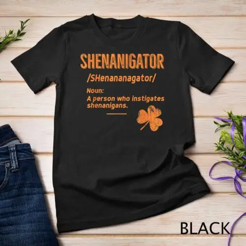 Shenanigans Tee, Funny Shenanigator Saint Patricks Unisex T-shirt