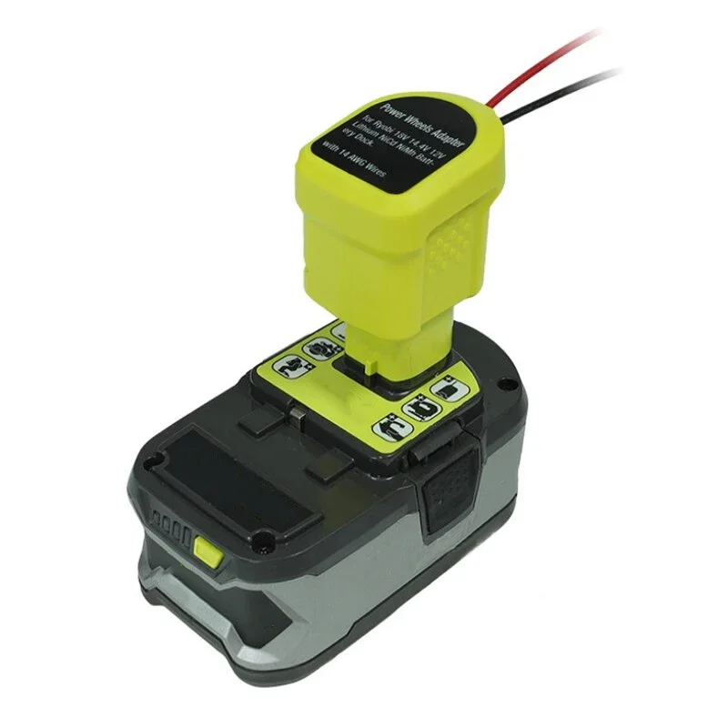 محول لبطارية Ryobi 18 فولت Nimh/Nicd/Li-ion لتقوم بها بنفسك محول عجلات الطاقة لـ Ryobi ONE + موصل طاقة قفص الاتهام مع أسلاك 14 AWG
