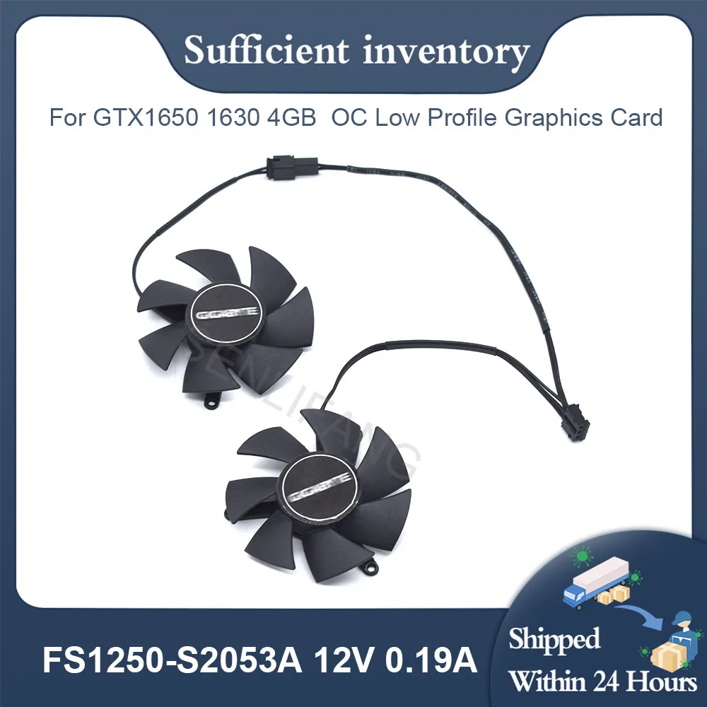 

Для Gigabyte GTX1650 1630 4 Гб OC низкопрофильный охлаждающий вентилятор для видеокарты FS1250-S2053A 12 В 3Pin 0.19A 47 мм
