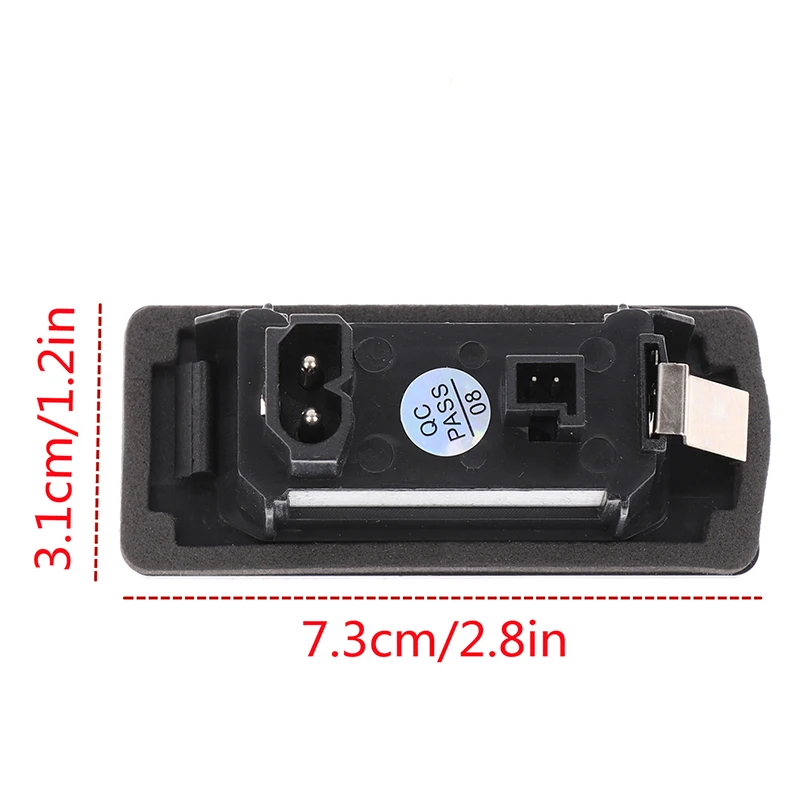 1PC For BMW E39 E60 License Plate Light 6000k White No Error Led Number License Plate Light for BMW E90 E91 E92 E61 E70 E71