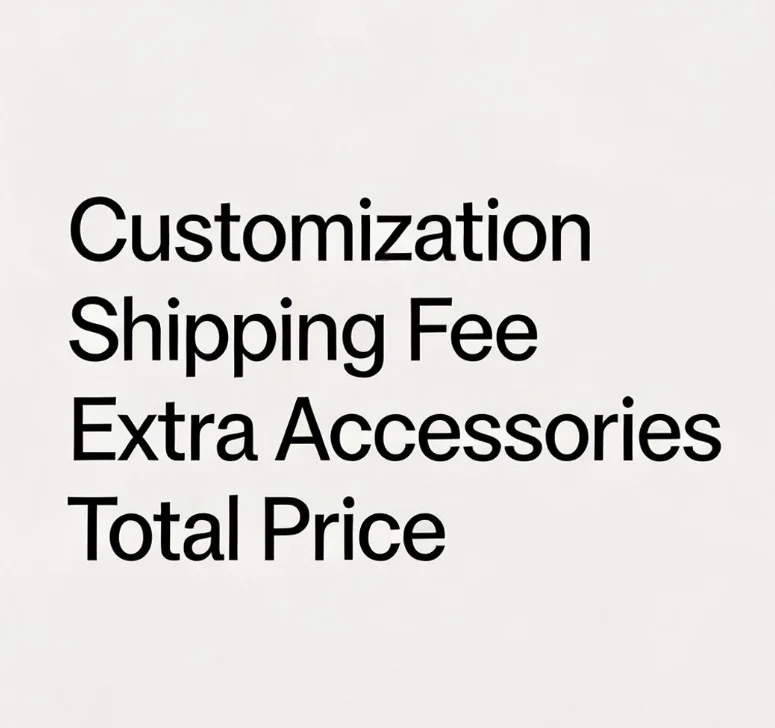 as picture Customization Shipping Fee Accessories Compatibility Link