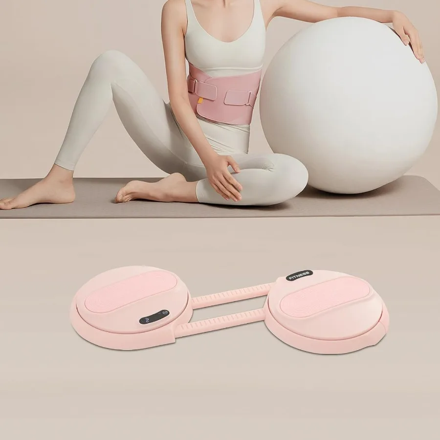 أداة لياقة بدنية قابلة للتعديل على الخصر من Ab Twister مع حبال توتر مرنة وكابل USB للتمرين وشاشة LCD بقوة 220.46 رطل #5